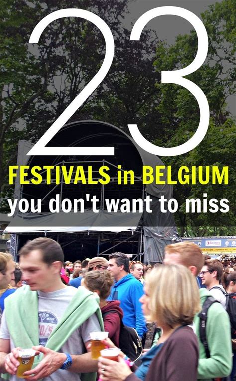 37 music festivals in Belgium, 2020 you don't want to miss | Belgium travel, Belgium, Festivals ...