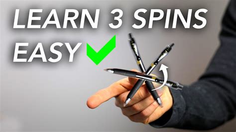 Learn How to Spin A Pen - In Only 5 Minutes - Cool Skill While Bored - YouTube