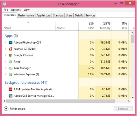 Windows task manager shortcut windows - aslfs