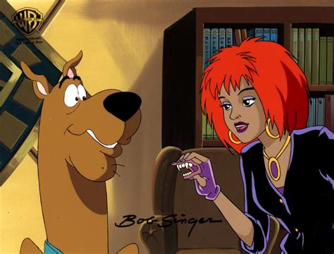 Scooby-Doo And The Witch's Ghost Original Production Cel With Matching Drawing: Velma And Thorn ...