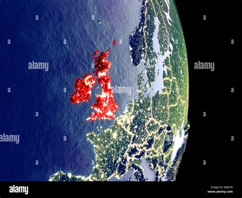 Great Britain Satellite View High Resolution Stock Photography and Images - Alamy