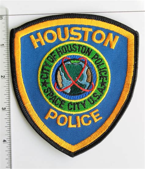 HOUSTON POLICE DEPARTMENT UNIFORM PATCH - POLICE BADGE EU