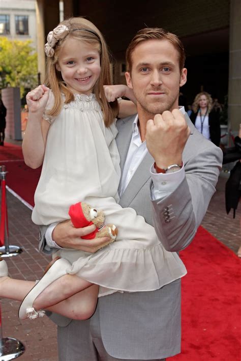 Ryan Gosling goofed around with his onscreen daughter Faith Wladyka ...