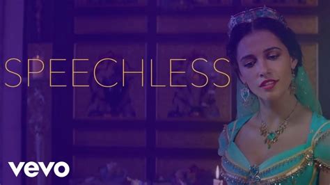 Naomi Scott - Speechless (From "Aladdin"/Official Lyric Video) - YouTube Music