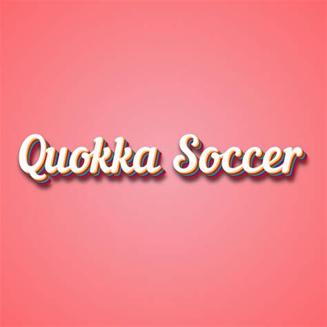 Premium Photo | Quokka soccer text effect photo image cool