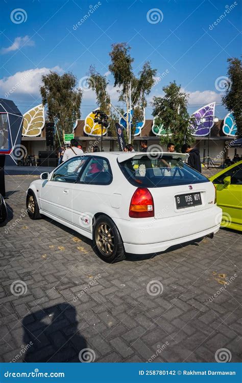 Modified Honda Civic Type R EK9 Hatchback in a Car Meet Editorial ...