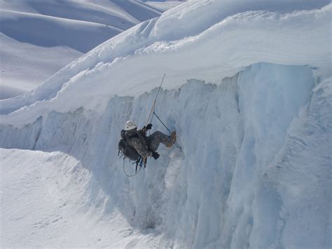 File:10th Special Forces Group (Airborne) Mountaineer climbs out of Worthington Glacier during ...