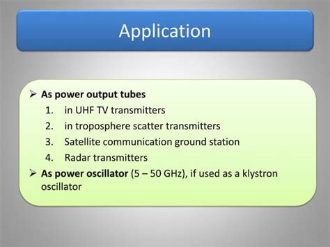 Two cavity klystron | PPT