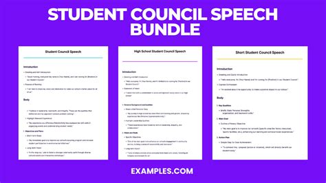 Student Council Speech - 24+ Examples, Format, How to, PDF