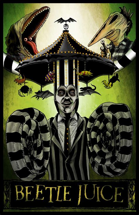 Beetlejuice, Beetlejuice, Beetlejuice! Stunning Fan Art From the Tim ...