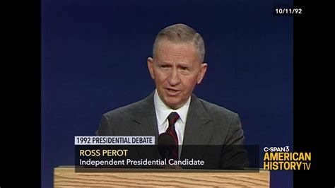 1992 Presidential Debate | "Are there important issues of character separating you?" This ...