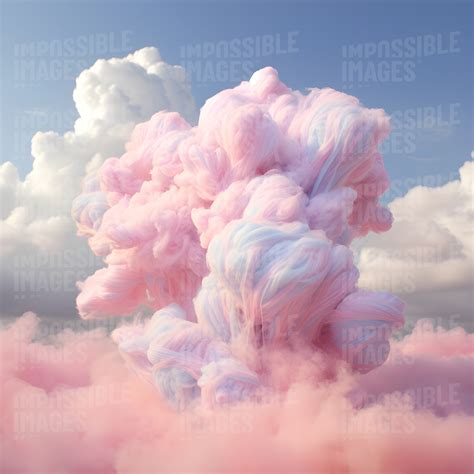 Cotton candy cloud - Impossible Images - Unique stock images for commercial use.