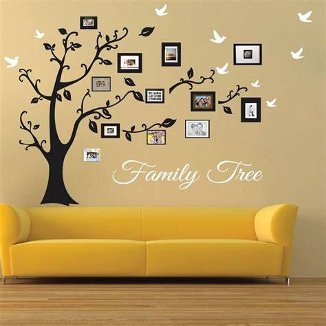 Picture Frame Family Tree Wall Art, Tree Decals | Decorazioni, Parete ...