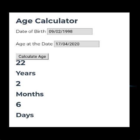 Age Calculator