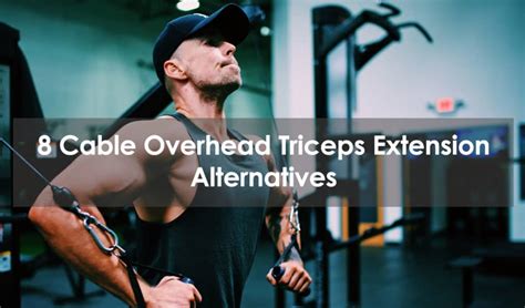 8 Cable Overhead Triceps Extension Alternatives