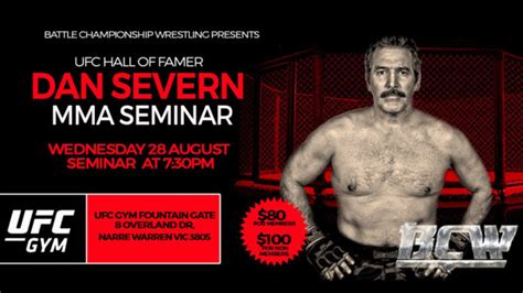 Dan Severn to host MMA Seminar – Battle Championship Wrestling