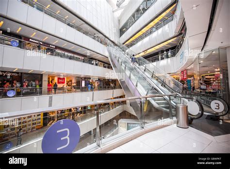 Kwun Tong, Hong Kong - July 07, 2016: People shopping inside APM shopping mall in Kwun Tong ...