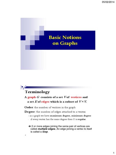 Terminology of Graph PDF | PDF | Vertex (Graph Theory) | Theoretical ...