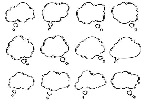 Thought Bubble Vector Art, Icons, and Graphics for Free Download