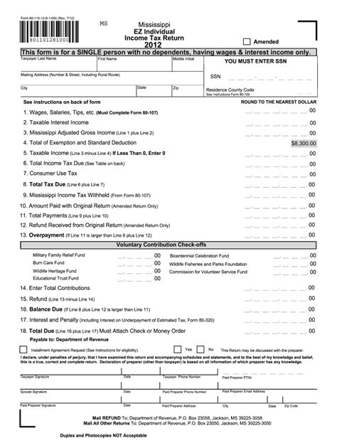 Free Printable State Tax Return Forms - Printable Forms Free Online