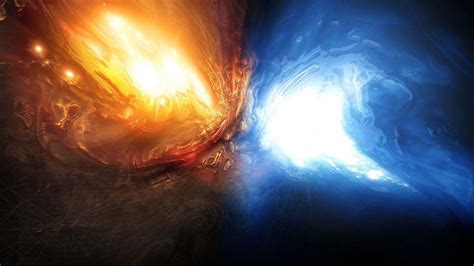 Fire And Ice Abstract Wallpapers - Top Free Fire And Ice Abstract Backgrounds - WallpaperAccess