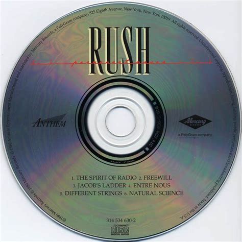 Rush: Permanent Waves - Album Artwork