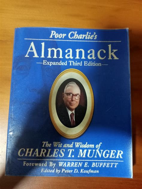 Poor Charlie's Almanack Wit & Wisdom of Charlie Munger, Hobbies & Toys ...