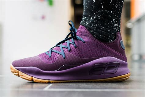 Under Armour Curry 4 Low Merlot Grove Green - Sneaker Bar Detroit