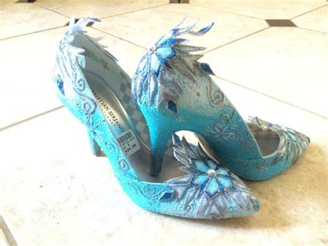 Cosplay Adults Elsa Shoe Inspired from Disney Frozen Movie- Hand ...