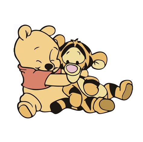 winnie the pooh poses baby 23450438 Vector Art at Vecteezy