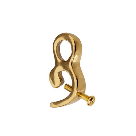 Standard Gravity Hooks Polished Brass