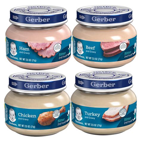 Gerber Baby Food Flavors List