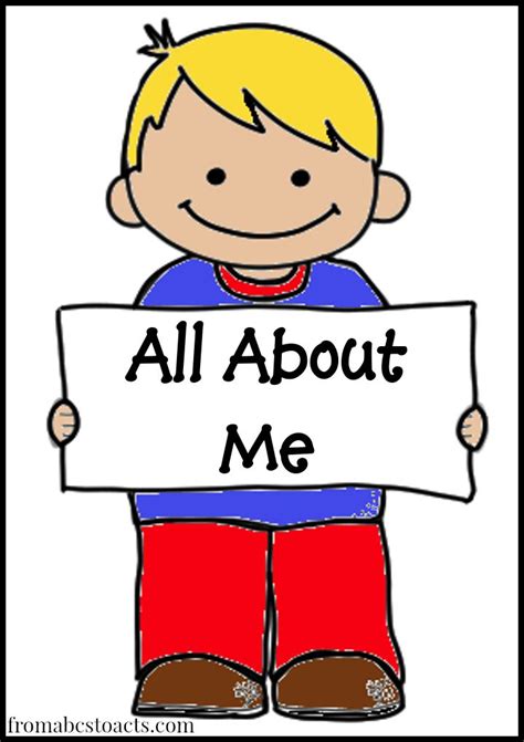 All About Me Preschool Theme - From ABCs to ACTs | Me preschool theme ...