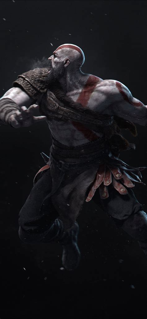 kratos hitting with axe 4k iPhone 12 Wallpapers Free Download