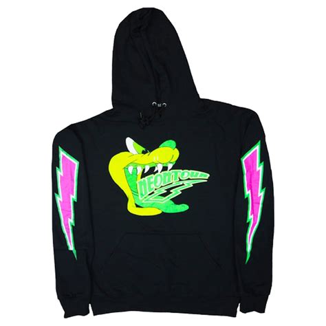 Playboi Carti Merch Playboi Carti Neon Tour Demon Hoodie Black - Playboi Carti Merch | Official ...