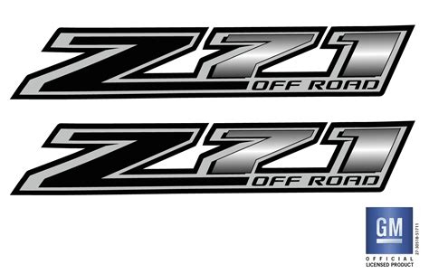 Chevy Colorado 2014-2021 Z71 OFF ROAD Bedside Decals Set GM OFFICIAL ...