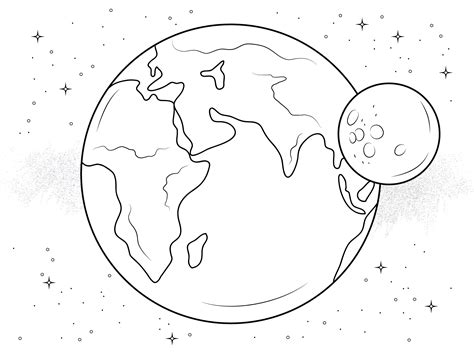 Planet Earth Coloring Page Space Printable Earth Coloring Pages | Porn Sex Picture