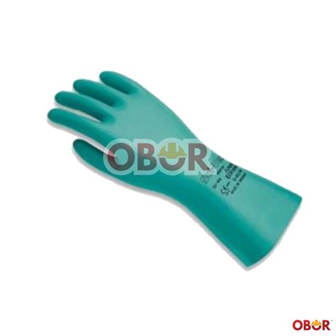 ANSELL SOLVEX NITRILE CHEMICAL GLOVES 13" | Obor Safety