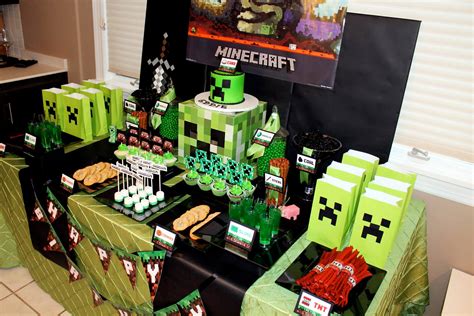 Minecraft Birthday Decoration Ideas - Kara S Party Ideas Tnt Minecraft Birthday Party Kara S ...