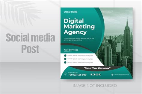 Premium Vector | Digital marketing solutions agency and business facebook cover template design