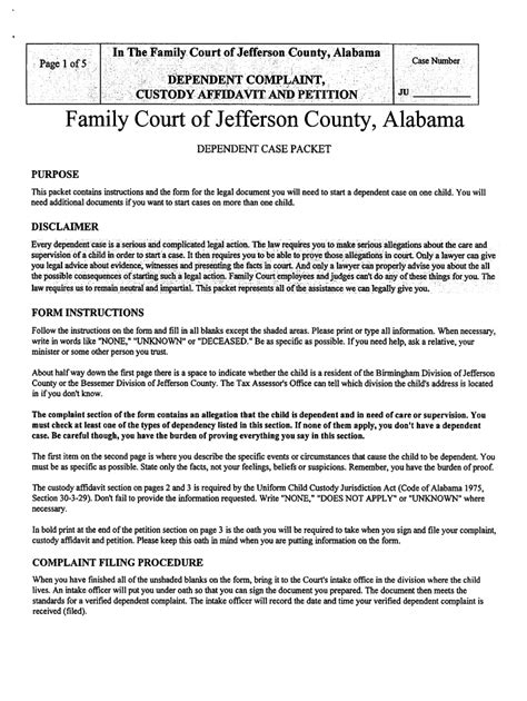 Family Court Birmingham - Fill Online, Printable, Fillable, Blank ...