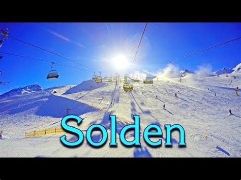 Solden skiing - YouTube