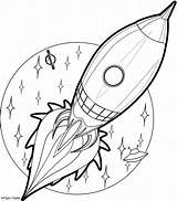Spaceship coloring Page sketch template