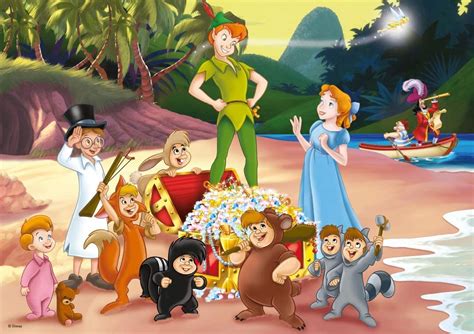 500 Piece Disney Peter Pan & The Lost Boys Neverland Jigsaw Puzzle