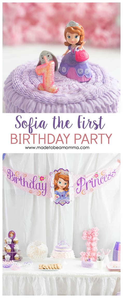 Sofia The First Birthday Party - Made To Be A Momma