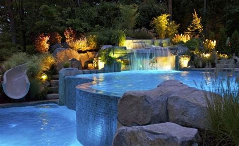 39 Pool Waterfalls Ideas for Your Outdoor Space ~ Matchness.com