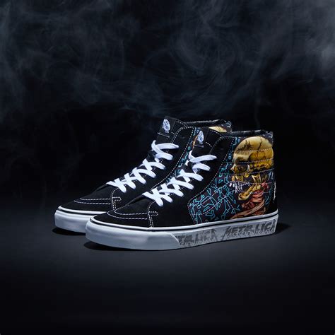 Shop: Metallica Vans Launch 30th Anniversary Black Album Sneakers