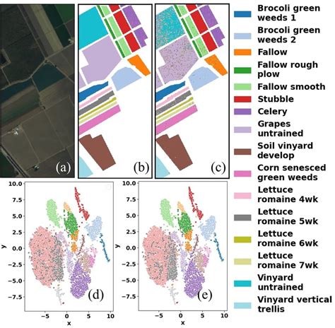 HSI classification results using proposed IMSS engine. (a) RGB data ...