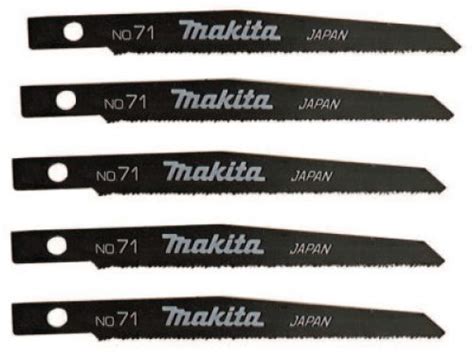 MAKITA Cordless Reciprocating Saw Blades, 4 in, 24 TPI, Wood; Mild Steel; Plastic