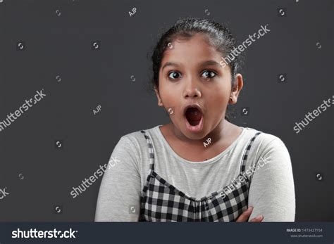 Little Girl Surprised Face Stock Photo 1473427154 | Shutterstock